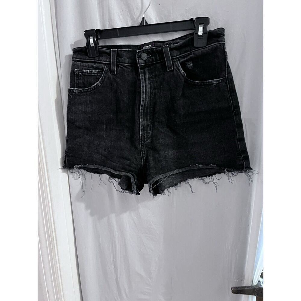 BDG Urban Outfitters Black Girlfriend High Rise Cut Off Denim Shorts SIZE 29